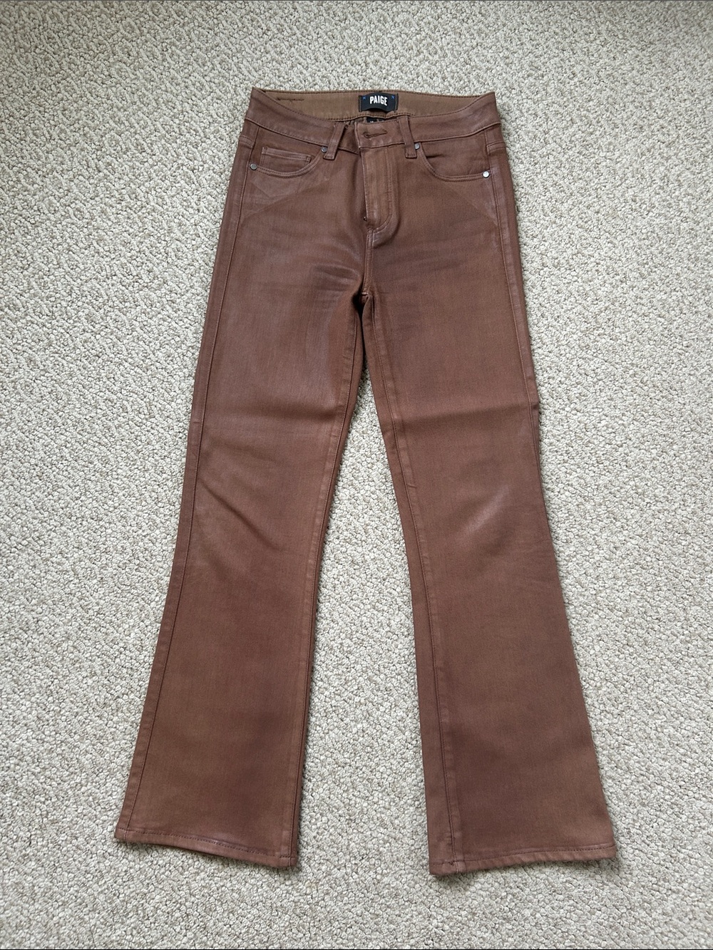 PAIGE Brown Flare Jeans
